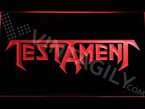 Testament LED Neon Sign Electrical - Red - TheLedHeroes