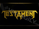 Testament LED Neon Sign USB - Yellow - TheLedHeroes