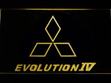 FREE Mitsubishi Evolution IV LED Sign - Yellow - TheLedHeroes