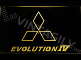 Mitsubishi Evolution IV LED Sign - Yellow - TheLedHeroes