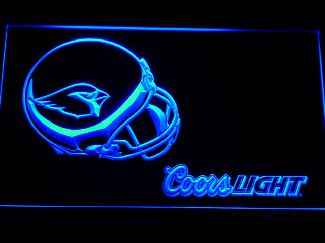 Arizona Cardinals Coors Light LED Sign - Blue - TheLedHeroes