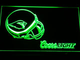 Arizona Cardinals Coors Light LED Neon Sign Electrical - Green - TheLedHeroes