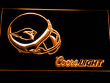 Arizona Cardinals Coors Light LED Neon Sign Electrical - Orange - TheLedHeroes