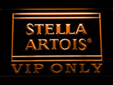 Stella Artois VIP Only (2) LED Neon Sign USB - Orange - TheLedHeroes