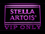 Stella Artois VIP Only (2) LED Neon Sign Electrical - Purple - TheLedHeroes