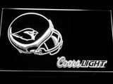 Arizona Cardinals Coors Light LED Neon Sign USB - White - TheLedHeroes