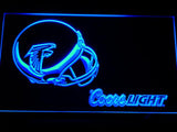 Atlanta Falcons Coors Light LED Neon Sign Electrical - Blue - TheLedHeroes