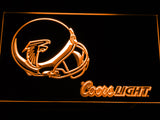 Atlanta Falcons Coors Light LED Sign - Orange - TheLedHeroes