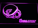 Atlanta Falcons Coors Light LED Sign - Purple - TheLedHeroes