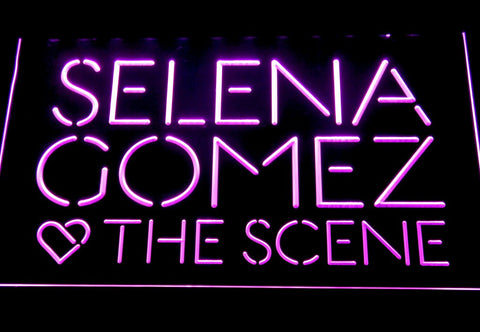 FREE Selena Gomez LED Sign - Purple - TheLedHeroes