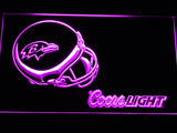 Baltimore Ravens Coors Light LED Sign - Purple - TheLedHeroes