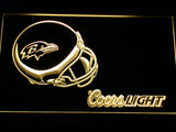 Baltimore Ravens Coors Light LED Sign - Yellow - TheLedHeroes