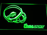 Buffalo Bills Coors Light LED Neon Sign USB - Green - TheLedHeroes