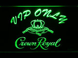 Crown Royal VIP Only LED Neon Sign Electrical - Green - TheLedHeroes