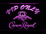 Crown Royal VIP Only LED Neon Sign Electrical - Purple - TheLedHeroes