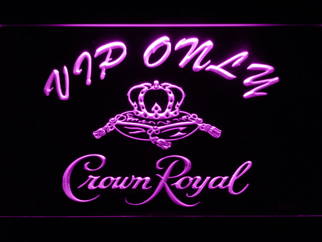 FREE Crown Royal VIP Only LED Sign - Purple - TheLedHeroes