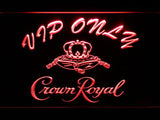 Crown Royal VIP Only LED Neon Sign USB - Red - TheLedHeroes
