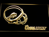 Buffalo Bills Coors Light LED Neon Sign USB - Yellow - TheLedHeroes