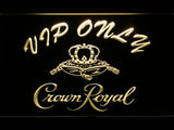 Crown Royal VIP Only LED Neon Sign USB - Yellow - TheLedHeroes