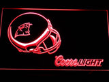 Carolina Panthers Coors Light LED Neon Sign Electrical - Red - TheLedHeroes