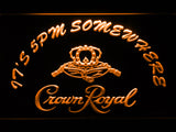 FREE Crown Royal It's 5pm Somewhere LED Sign - Orange - TheLedHeroes