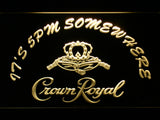 FREE Crown Royal It's 5pm Somewhere LED Sign - Yellow - TheLedHeroes