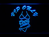 FREE Coors Light Bikini VIP Only LED Sign - Blue - TheLedHeroes