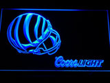 Cincinnati Bengals Coors Light LED Neon Sign Electrical - Blue - TheLedHeroes