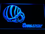 FREE Cincinnati Bengals Coors Light LED Sign - Blue - TheLedHeroes