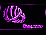 Cincinnati Bengals Coors Light LED Sign - Purple - TheLedHeroes