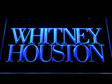 Whitney Houston LED Neon Sign USB - Blue - TheLedHeroes