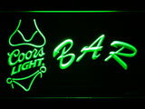 FREE Coors Light Bikini Bar LED Sign - Green - TheLedHeroes