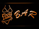 Coors Light Bikini Bar LED Neon Sign Electrical - Orange - TheLedHeroes