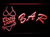 FREE Coors Light Bikini Bar LED Sign - Red - TheLedHeroes