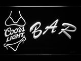 Coors Light Bikini Bar LED Neon Sign Electrical - White - TheLedHeroes