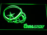 Dallas Cowboys Coors Light LED Sign - Green - TheLedHeroes