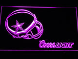 Dallas Cowboys Coors Light LED Sign - Purple - TheLedHeroes