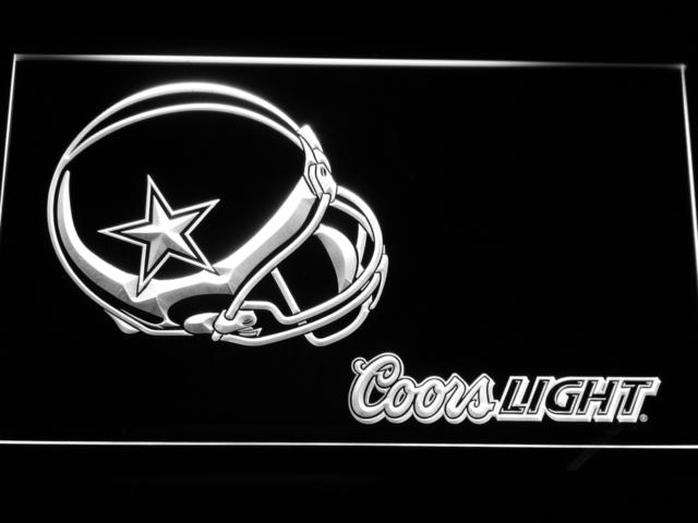 Dallas Cowboys Coors Light LED Neon Sign USB