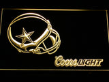 Dallas Cowboys Coors Light LED Sign - Yellow - TheLedHeroes