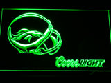 FREE Denver Broncos Coors Light LED Sign - Green - TheLedHeroes