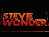 Stevie Wonder LED Neon Sign USB - Orange - TheLedHeroes