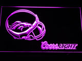Denver Broncos Coors Light LED Neon Sign Electrical - Purple - TheLedHeroes