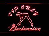 Budweiser Girl VIP Only LED Neon Sign USB - Red - TheLedHeroes