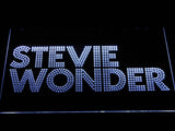 Stevie Wonder LED Neon Sign USB - White - TheLedHeroes