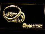 Denver Broncos Coors Light LED Neon Sign Electrical - Yellow - TheLedHeroes