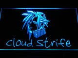 FREE Cloud Strife Final Fantasy VII LED Sign - Blue - TheLedHeroes