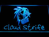 Cloud Strife Final Fantasy VII LED Neon Sign Electrical - Blue - TheLedHeroes