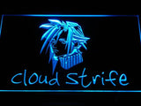 Cloud Strife Final Fantasy VII LED Neon Sign USB - Blue - TheLedHeroes