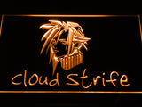 FREE Cloud Strife Final Fantasy VII LED Sign - Orange - TheLedHeroes