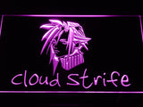 Cloud Strife Final Fantasy VII LED Neon Sign Electrical - Purple - TheLedHeroes